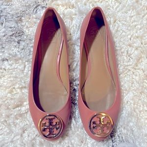 Tory Burch Benton 2 pink ballet flats